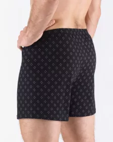 GINA pánské trenky volné, šité, s potiskem 75210P