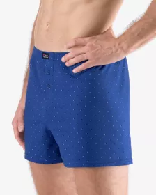 GINA pánské trenky volné, šité, s potiskem 75212P