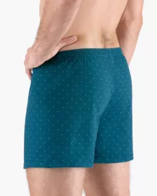 GINA pánské trenky volné, šité, s potiskem 75212P