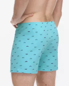 GINA pánské trenky volné, šité, s potiskem 75216P