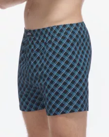 GINA pánské trenky volné, šité, s potiskem 75218P