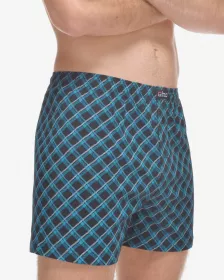 GINA pánské trenky volné, šité, s potiskem 75218P