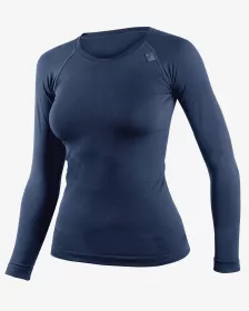 GINA dámské tričko s dlouhým rukávem dámské, dlouhý rukáv, bezešvé, jednobarevné CoolMax 88001P -