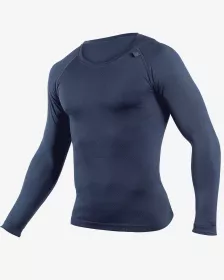 GINA pánské tričko s dlouhým rukávem pánské, dlouhý rukáv, bezešvé, jednobarevné CoolMax 88007P - lékořice S/M GINA pánské tričko s dlouhým rukávem pánské, dlouhý rukáv, bezešvé, jednobarevné CoolMax 88007P - lékořice S/M