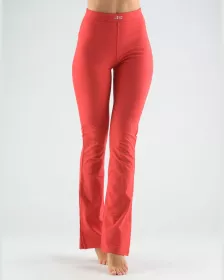 GINA dámské kalhoty zvonové prodloužená délka, dlouhé, šité, klasické, jednobarevné 96002P