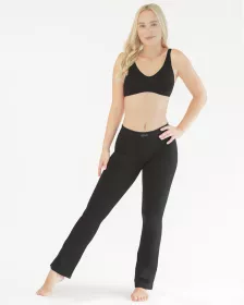 GINA dámské kalhoty zvonové základní délka, dlouhé, šité, klasické, jednobarevné 96001P GINA dámské kalhoty zvonové základní délka, dlouhé, šité, klasické, jednobarevné 96001P