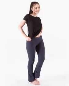 GINA dámské kalhoty zvonové základní délka, dlouhé, šité, klasické, jednobarevné 96001P GINA dámské kalhoty zvonové základní délka, dlouhé, šité, klasické, jednobarevné 96001P