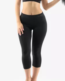 GINA dámské legíny 3/4 délka, 3/4 kalhoty, bezešvé, klasické Eco Bamboo 95032P EcoBamboo