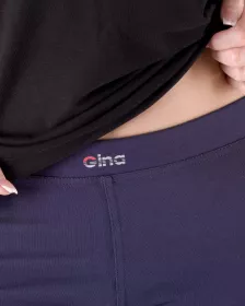 GINA dámské legíny 7/8 délka, 7/8 kalhoty, šité, klasické, jednobarevné 95002P