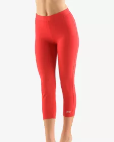 GINA dámské legíny 7/8 délka, 7/8 kalhoty, šité, klasické, jednobarevné 95002P