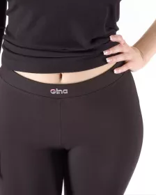 GINA dámské legíny 7/8 délka, 7/8 kalhoty, šité, klasické, jednobarevné 95004P