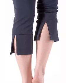 GINA dámské legíny 7/8 délka, 7/8 kalhoty, šité, klasické, jednobarevné 95004P