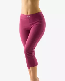 GINA dámské legíny 7/8 délka, 7/8 kalhoty, šité, klasické, jednobarevné 95004P