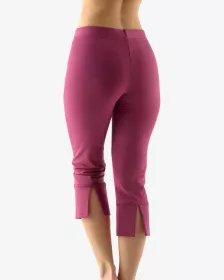 GINA dámské legíny 7/8 délka, 7/8 kalhoty, šité, klasické, jednobarevné 95004P