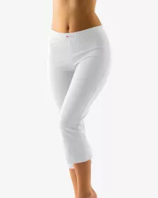 GINA dámské legíny 7/8 délka, 7/8 kalhoty, šité, klasické, jednobarevné 95004P