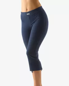 GINA dámské legíny 7/8 délka, 7/8 kalhoty, šité, klasické, jednobarevné 95004P