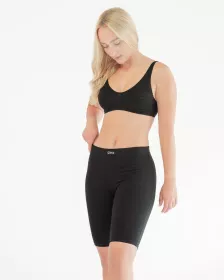 GINA dámské legíny kratší, krátké, šité, klasické, jednobarevné 93019P