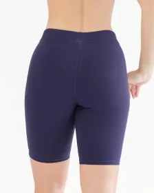 GINA dámské legíny kratší, krátké, šité, klasické, jednobarevné 93019P