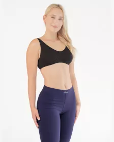 GINA dámské legíny kratší, krátké, šité, klasické, jednobarevné 93019P