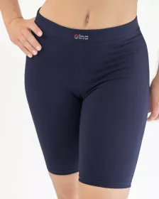 GINA dámské legíny kratší, krátké, šité, klasické, jednobarevné 93019P