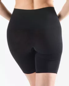 GINA Boxerky s dlouhou nohavičkou a zpevněným pasem EcoBamboo, bezešvé, jednobarevné, Eco Bamboo 03020P