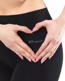 GINA Boxerky s dlouhou nohavičkou a zpevněným pasem EcoBamboo, bezešvé, jednobarevné, Eco Bamboo 03020P