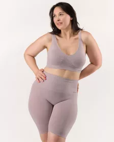 GINA Boxerky s dlouhou nohavičkou a zpevněným pasem EcoBamboo, bezešvé, jednobarevné, Eco Bamboo 03020P