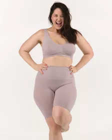 GINA Boxerky s dlouhou nohavičkou a zpevněným pasem EcoBamboo, bezešvé, jednobarevné, Eco Bamboo 03020P