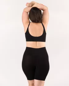 GINA Boxerky s dlouhou nohavičkou a zpevněným pasem EcoBamboo, bezešvé, jednobarevné, Eco Bamboo 03020P