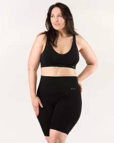 GINA Boxerky s dlouhou nohavičkou a zpevněným pasem EcoBamboo, bezešvé, jednobarevné, Eco Bamboo 03020P