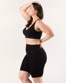 GINA Boxerky s dlouhou nohavičkou a zpevněným pasem EcoBamboo, bezešvé, jednobarevné, Eco Bamboo 03020P