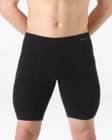 GINA Boxerky s dlouhou nohavičkou EcoBamboo, bezešvé, jednobarevné, Eco Bamboo 54020P | Černá L/XL, Černá M/L, Černá M/L, Černá XL/XXL, Černá XXL/3XL