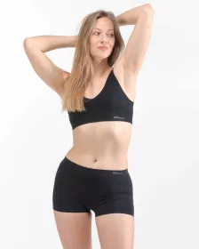 GINA Boxerky s krátkou nohavičkou EcoBamboo, bezešvé, jednobarevné, Eco Bamboo 03022P