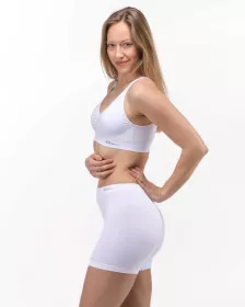 GINA Boxerky se středně dlouhou nohavičkou EcoBamboo, bezešvé, jednobarevné, Eco Bamboo 03021P