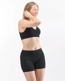 GINA Boxerky se středně dlouhou nohavičkou EcoBamboo, bezešvé, jednobarevné, Eco Bamboo 03021P