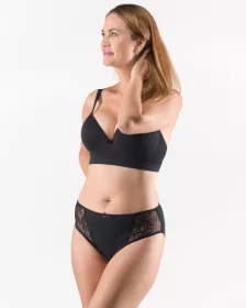 GINA Kalhotky klasické ve větších velikostech, šité, krajka, jednobarevné, Krajka bez zařazení 11096P GINA Kalhotky klasické ve větších velikostech, šité, krajka, jednobarevné, Krajka bez zařazení 11096P