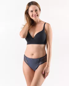 GINA Kalhotky klasické ve větších velikostech, šité, krajka, jednobarevné, Krajka bez zařazení 11096P GINA Kalhotky klasické ve větších velikostech, šité, krajka, jednobarevné, Krajka bez zařazení 11096P