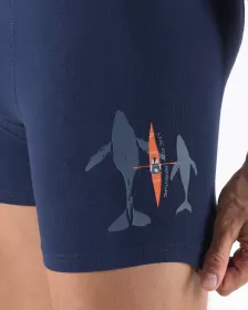 GINA Boxerky delší nohavička, šité, potisk 74191P