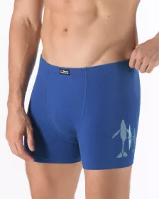 GINA Boxerky delší nohavička, šité, potisk 74191P