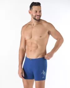 GINA Boxerky delší nohavička, šité, potisk 74191P