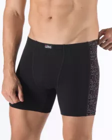 GINA Boxerky delší nohavička bez zadních švů, šité, potisk 74187P