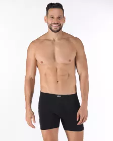 GINA Boxerky delší nohavička bez zadních švů, šité, potisk 74187P