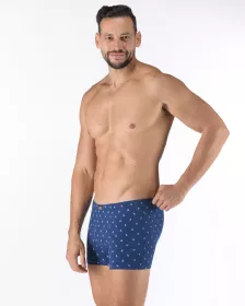 GINA Boxerky kratší nohavička, šité, potisk 73142P