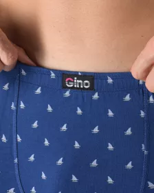 GINA Boxerky kratší nohavička, šité, potisk 73142P