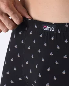 GINA Boxerky kratší nohavička, šité, potisk 73142P
