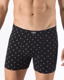 GINA Boxerky s delší nohavičkou, šité, potisk 74188P GINA Boxerky s delší nohavičkou, šité, potisk 74188P
