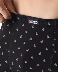 GINA Boxerky s delší nohavičkou, šité, potisk 74188P GINA Boxerky s delší nohavičkou, šité, potisk 74188P