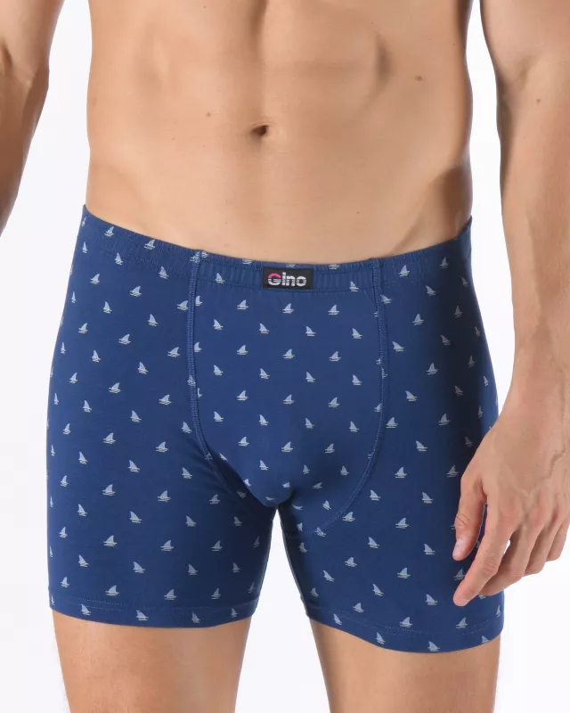 GINA Boxerky s delší nohavičkou, šité, potisk 74188P