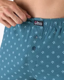 GINA Trenky volné, šité, potisk 75224P