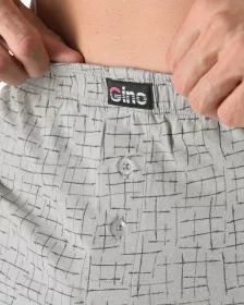 GINA Trenky volné, šité, potisk 75226P